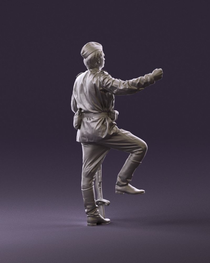 001011 man in sov soldier with mosin sniper rifle 3D Print Ready 3D print model_5