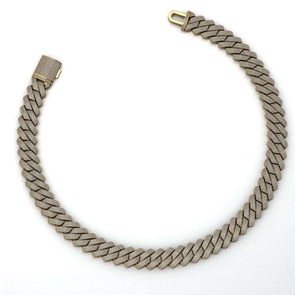16 MM NEW CUBAN LINK FOR BRACELET OR NECKLACE 3D print model_2