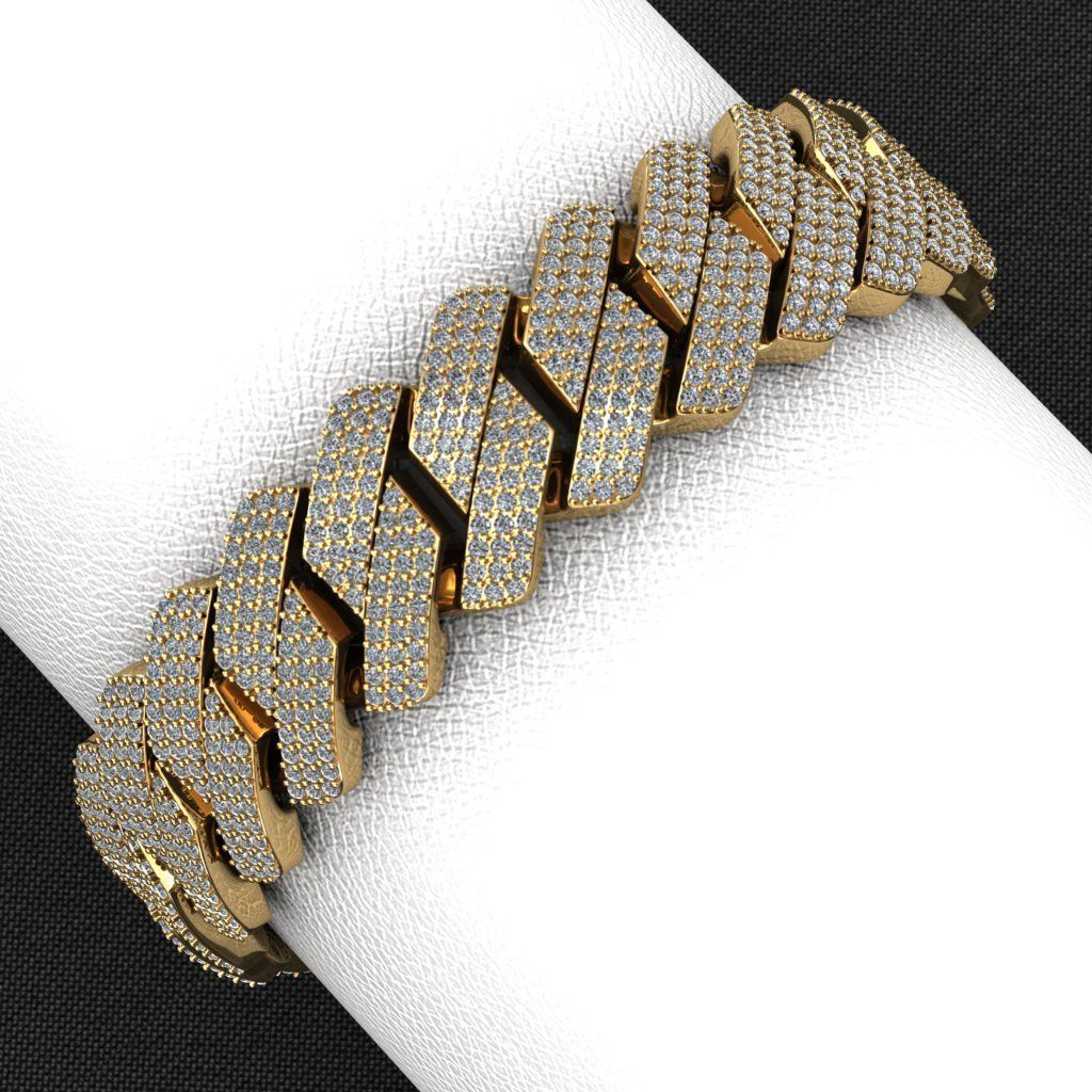 16 MM NEW CUBAN LINK FOR BRACELET OR NECKLACE 3D print model_5