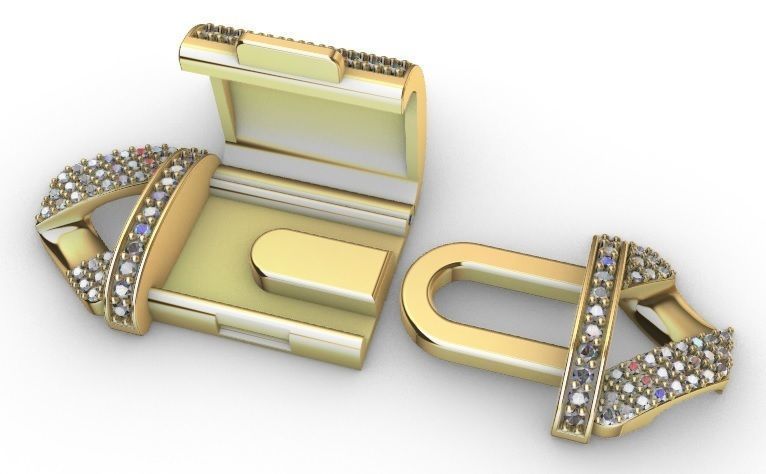 16 MM NEW CUBAN LINK FOR BRACELET OR NECKLACE 3D print model_15