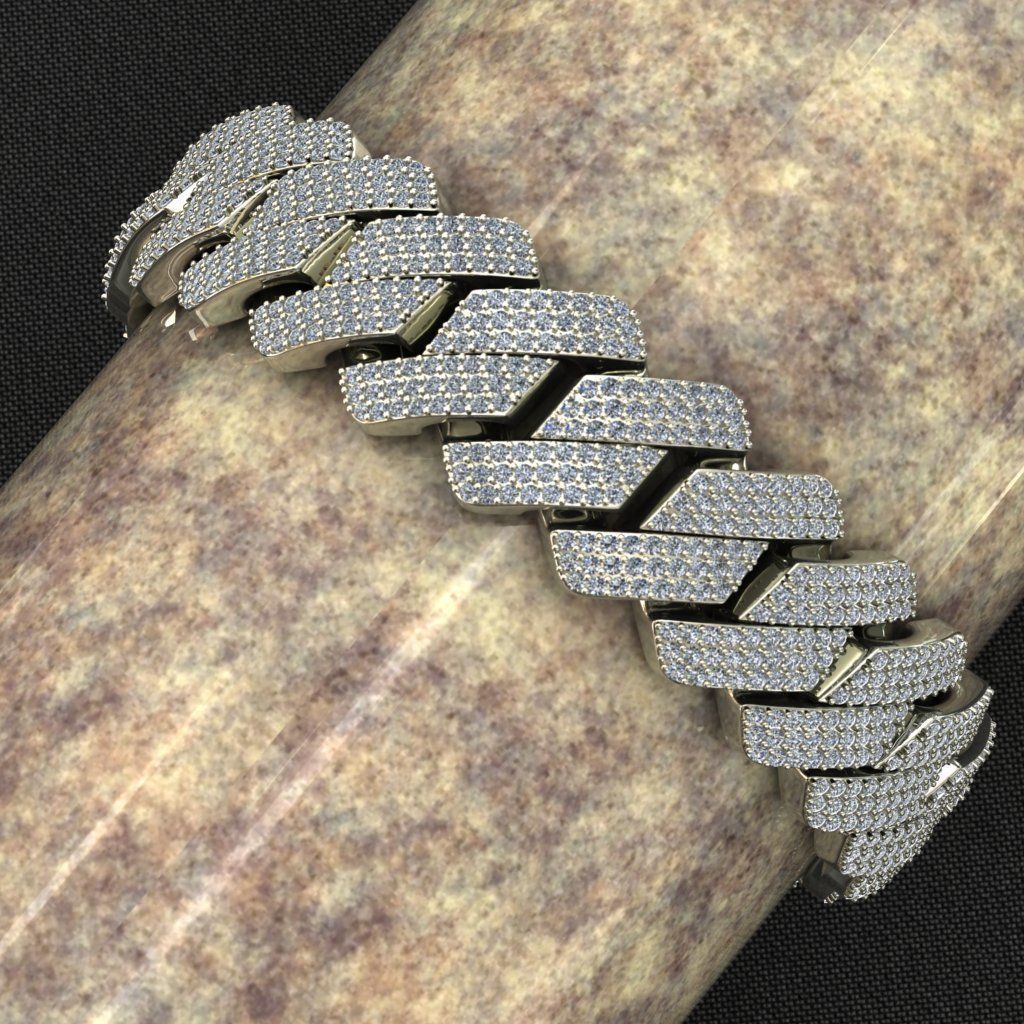 16 MM NEW CUBAN LINK FOR BRACELET OR NECKLACE 3D print model_4
