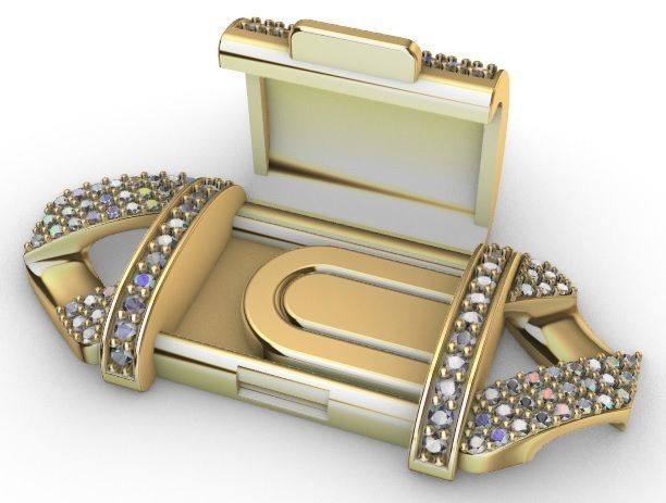 16 MM NEW CUBAN LINK FOR BRACELET OR NECKLACE 3D print model_14