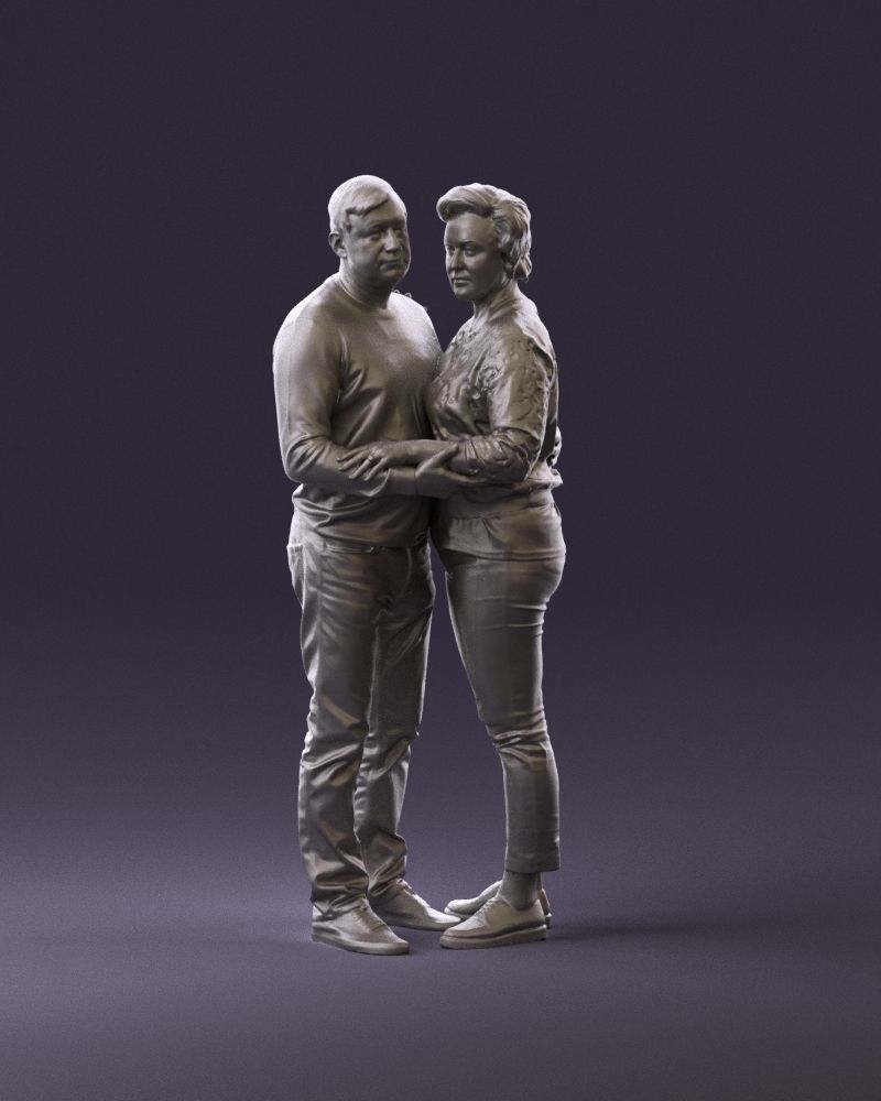 001016 man in gray top holding hands blonde woman 3D Print Ready 3D print model_11