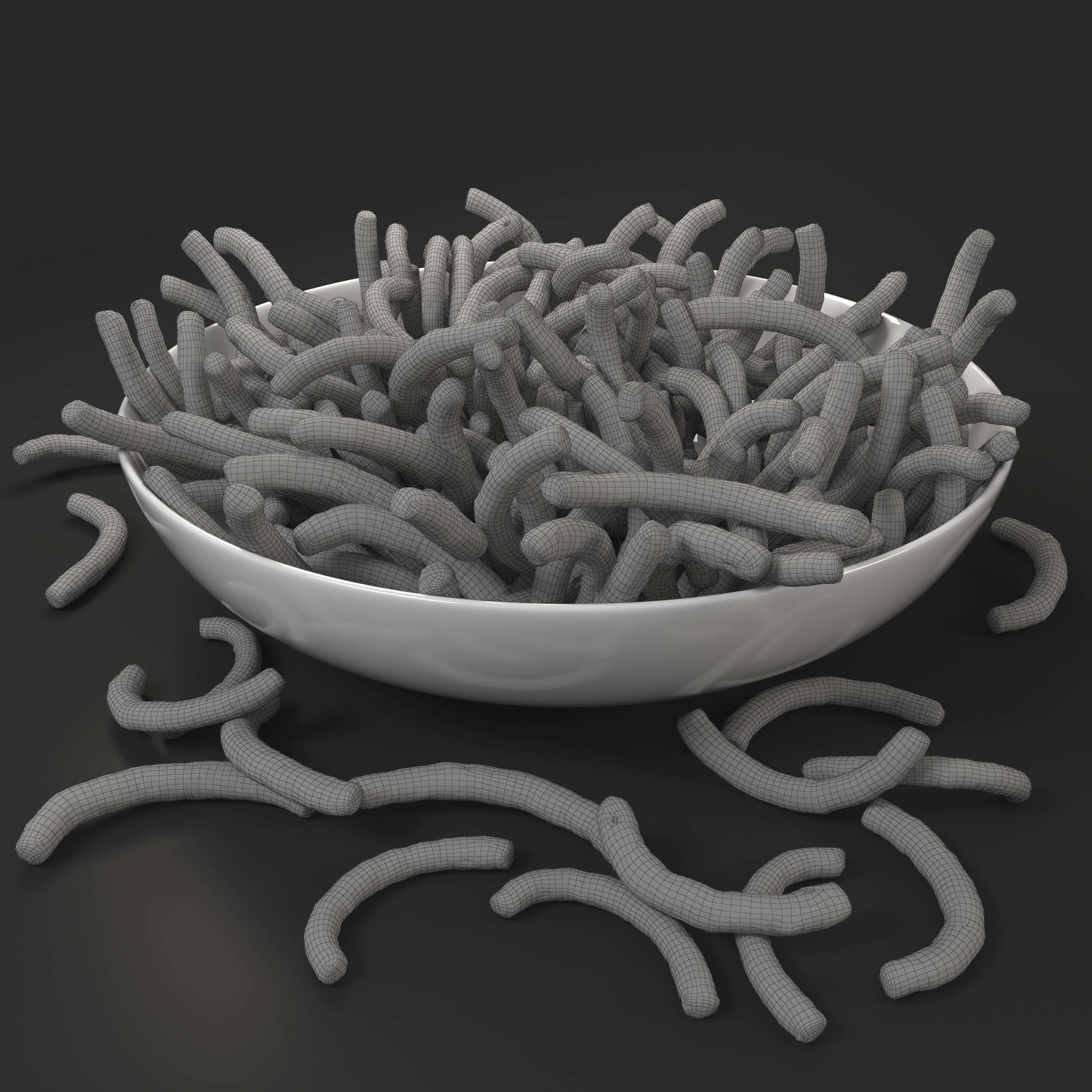 chips-Cheetos-popcorn-snack-Cheese Puff Low-poly 3D model_7