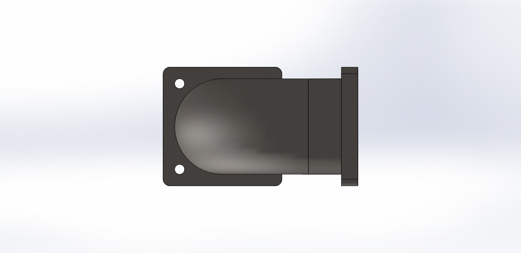 Pipe and flange 3D model_5