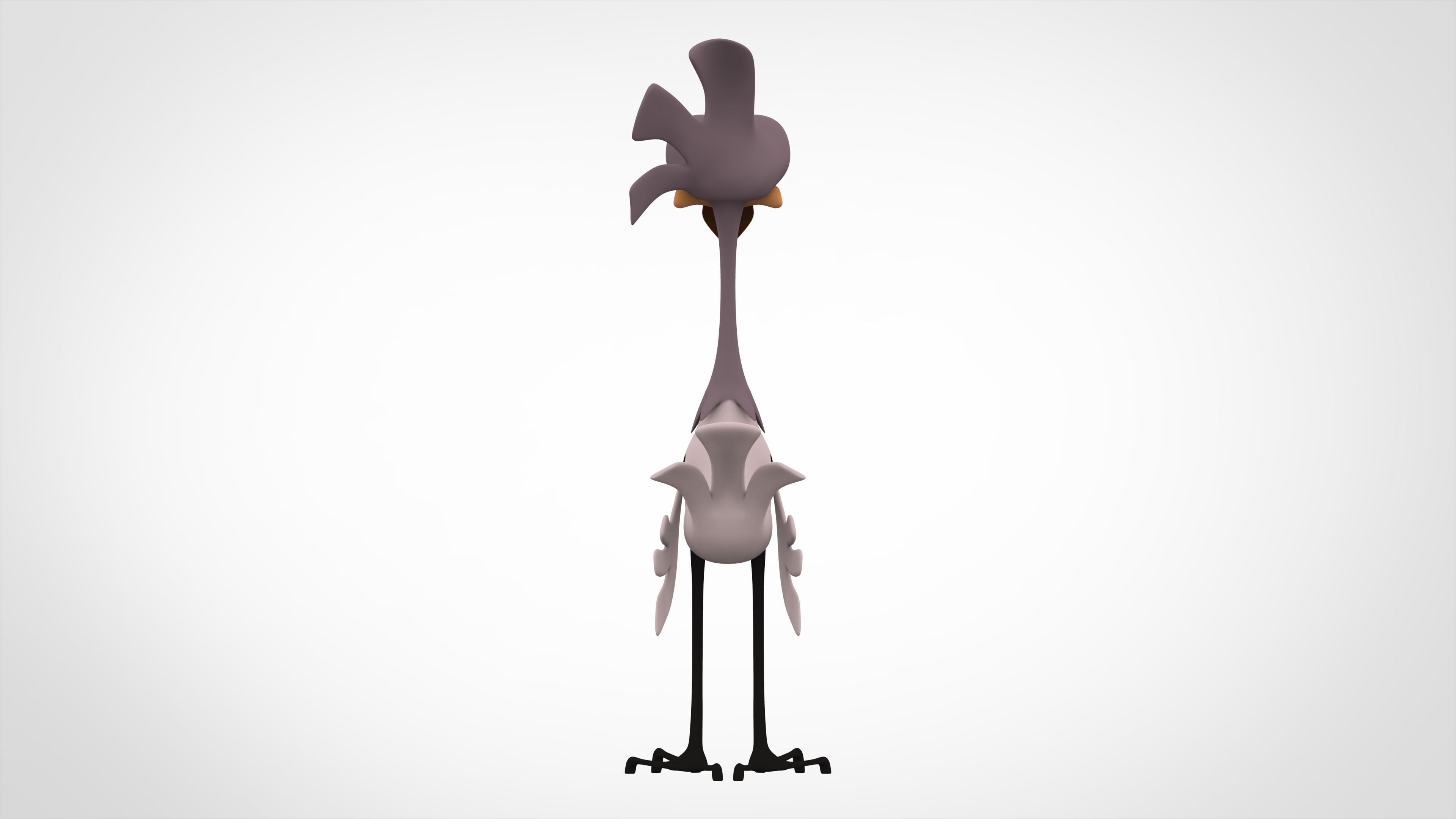 Spot Chicken Low-poly 3D model_3