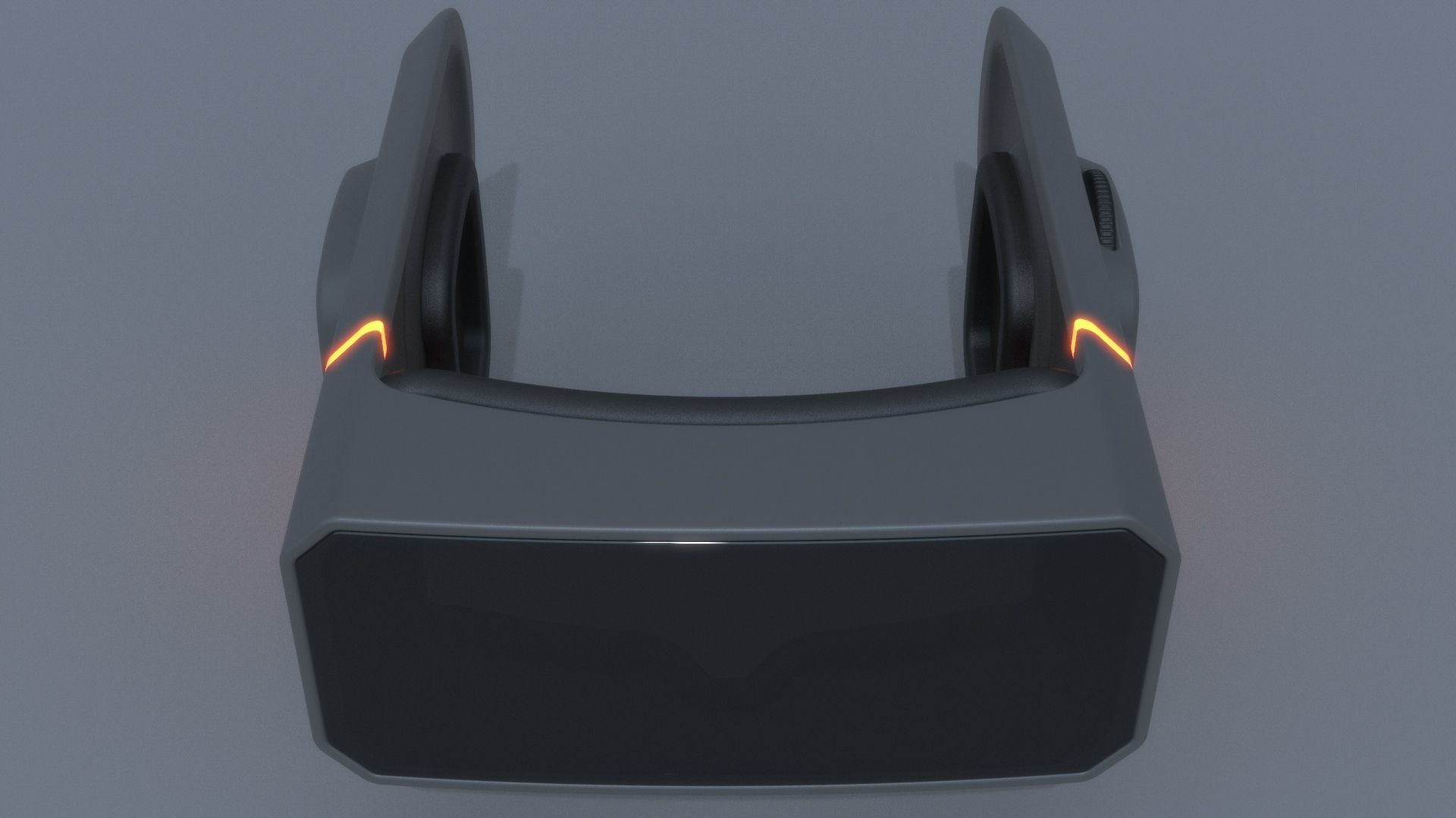 Sci Fi VR AR Headset Glasses 3D model_13