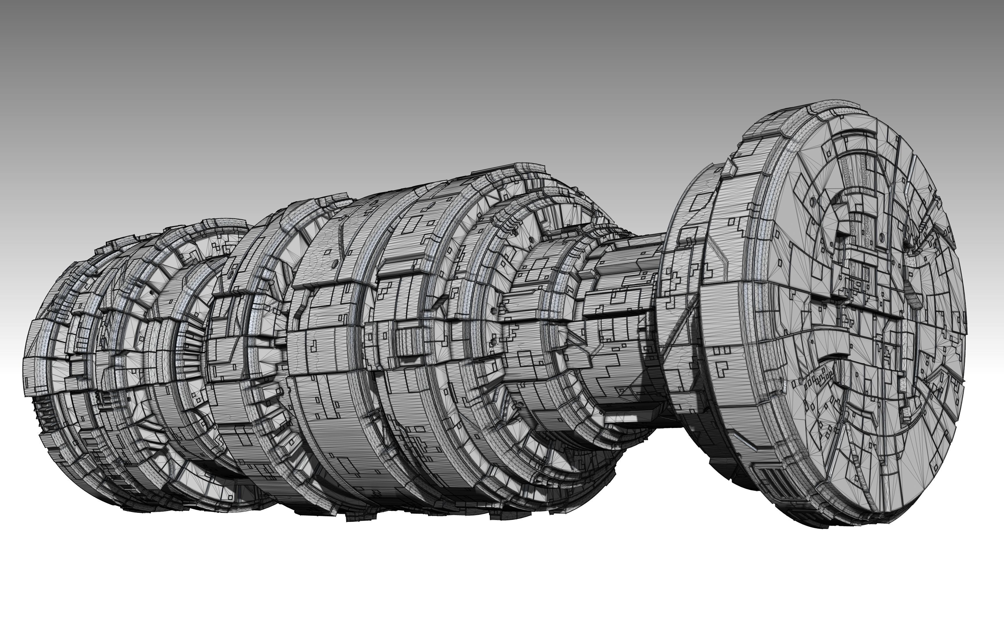 space equipment node 00152 3D model_6