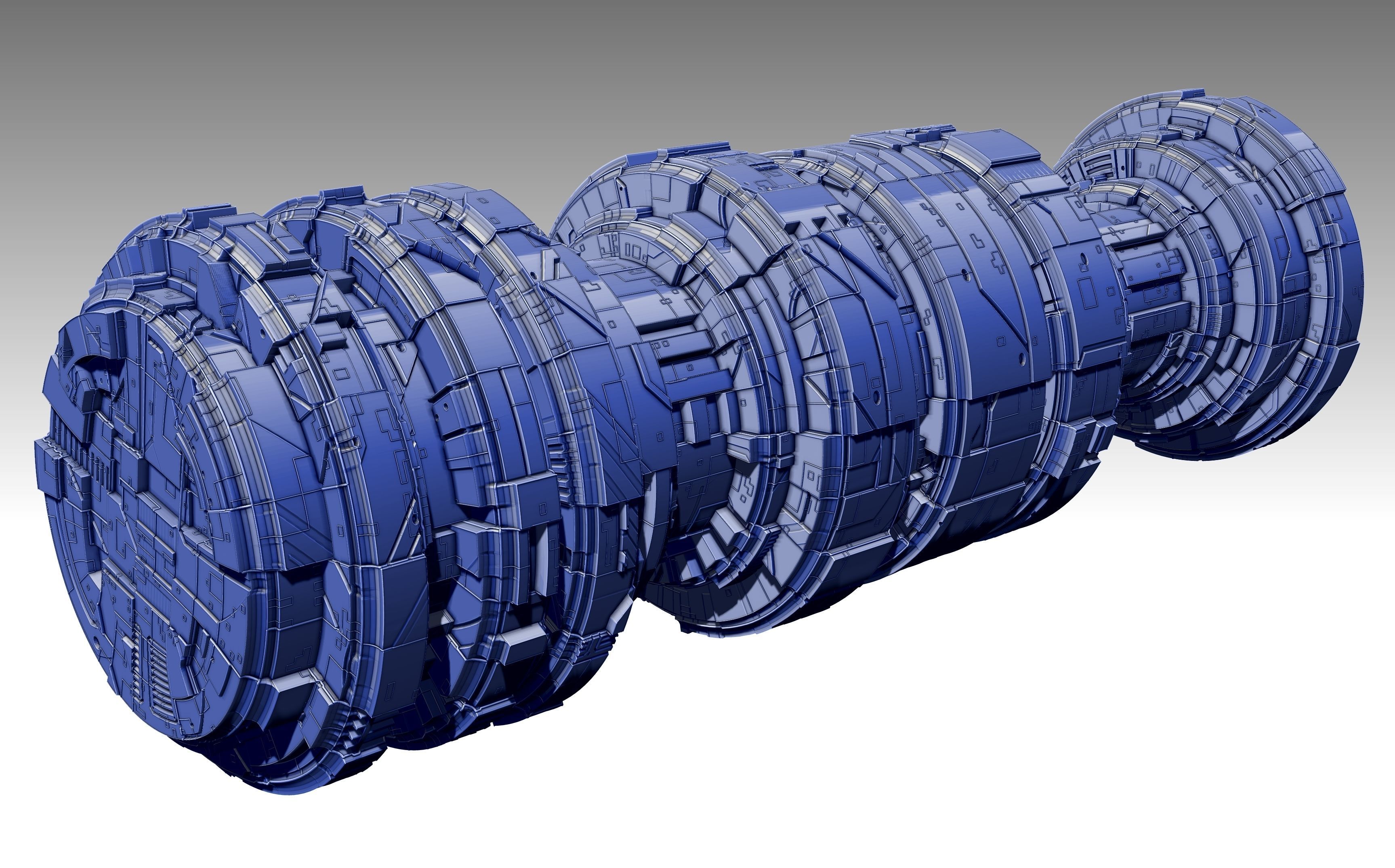 space equipment node 00152 3D model_2