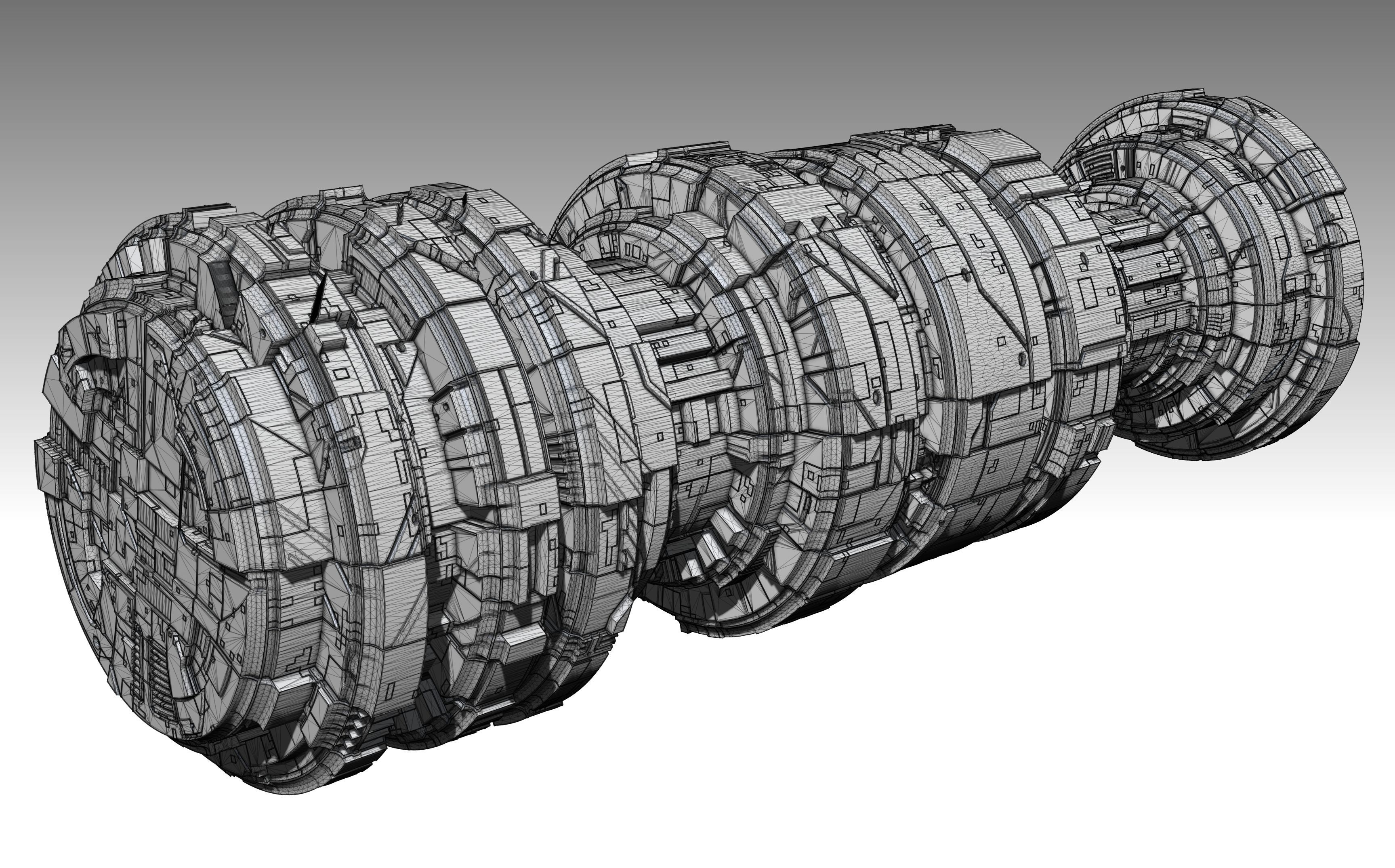 space equipment node 00152 3D model_3