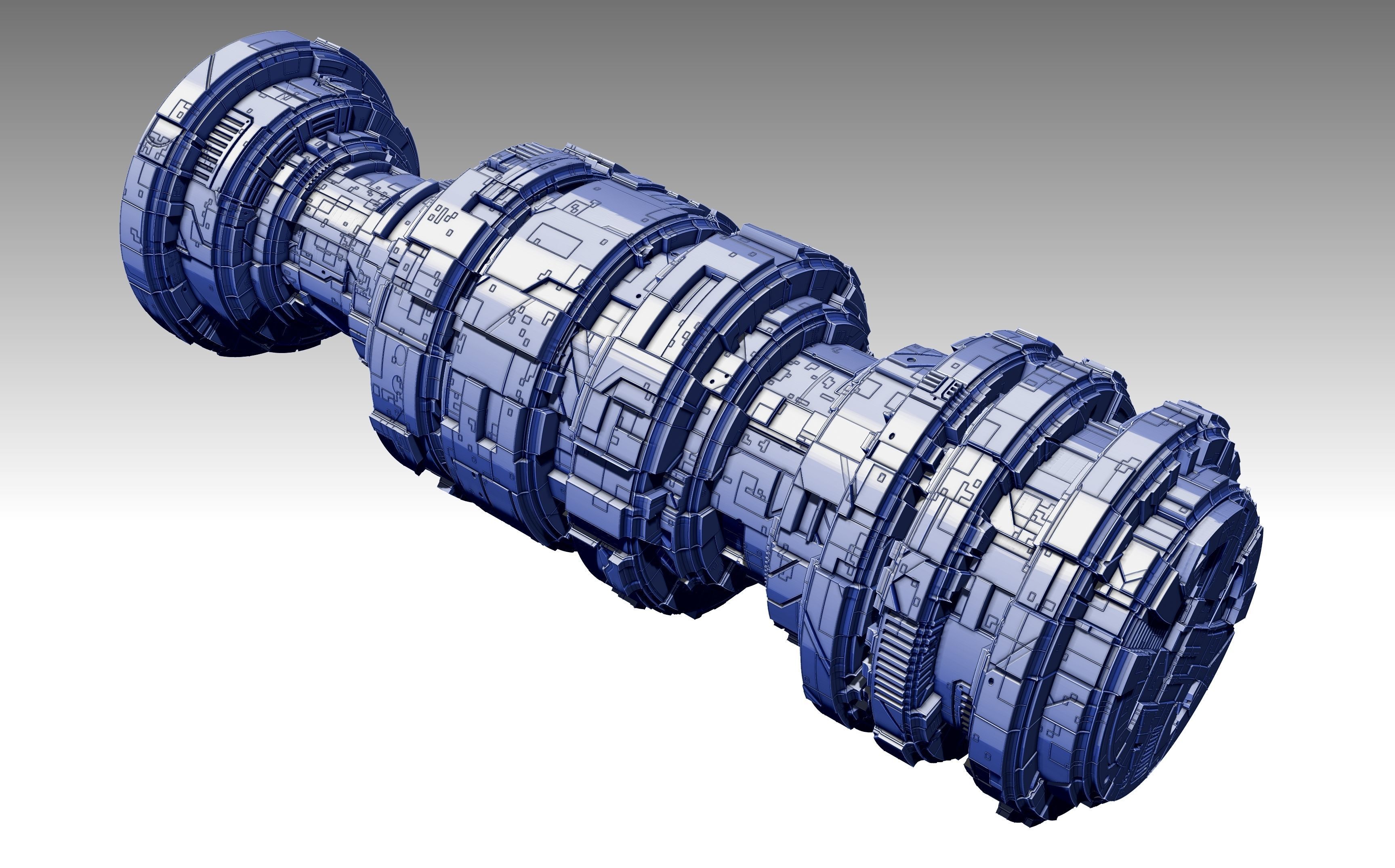 space equipment node 00152 3D model_8