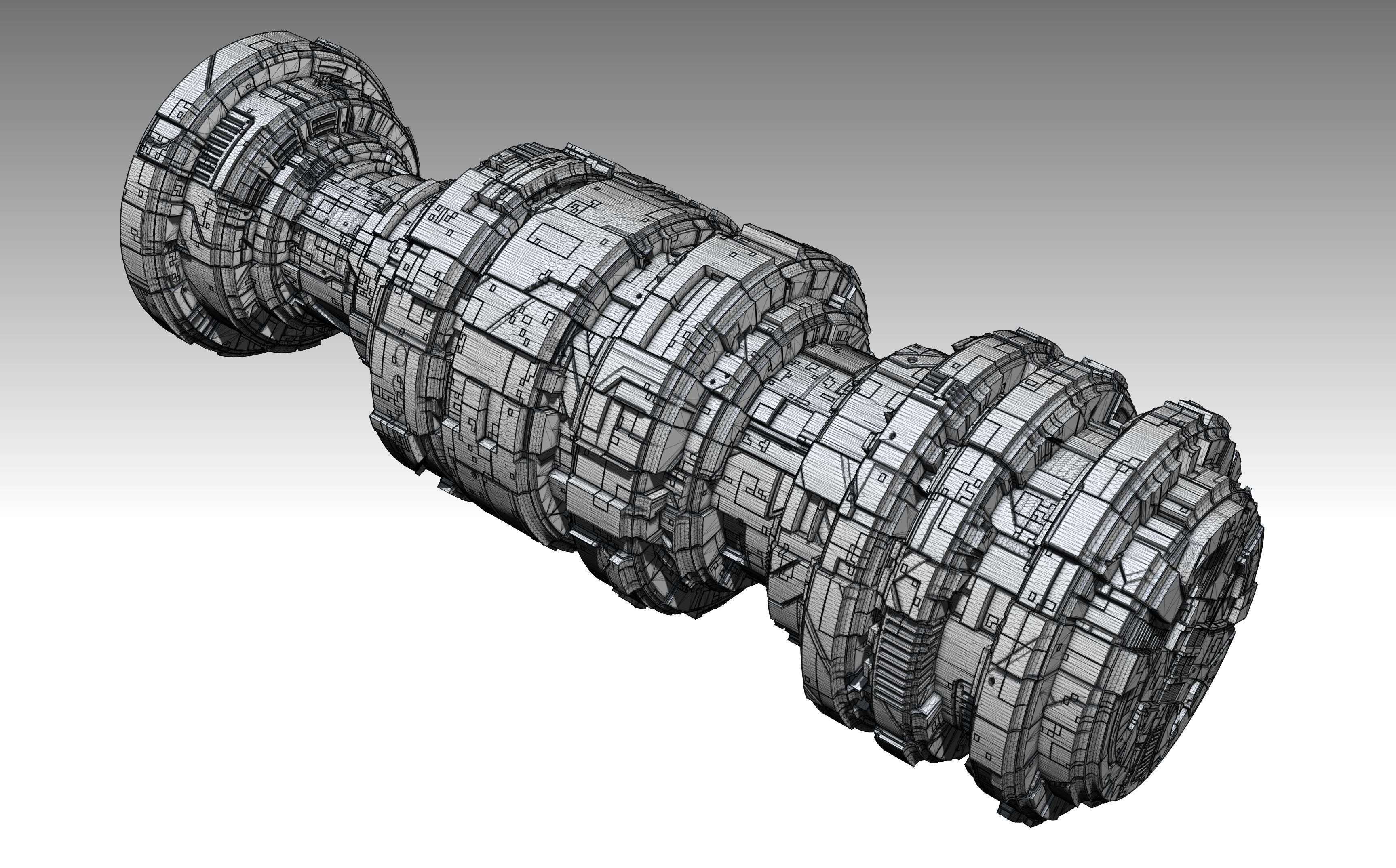 space equipment node 00152 3D model_9