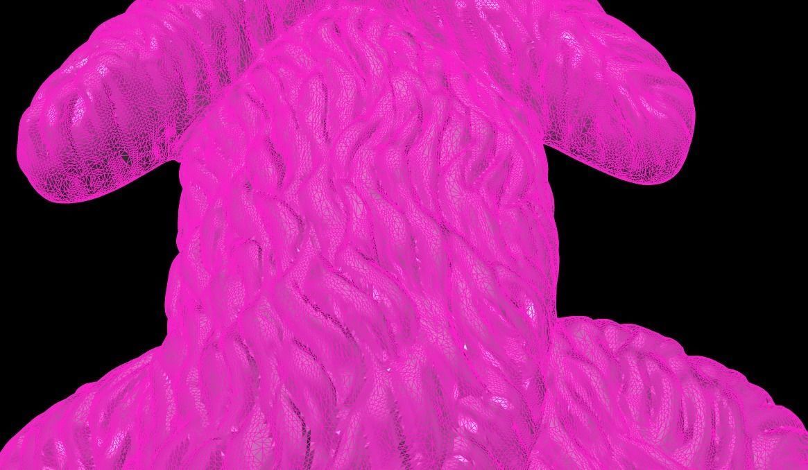 Fox pendant 3D print model_9