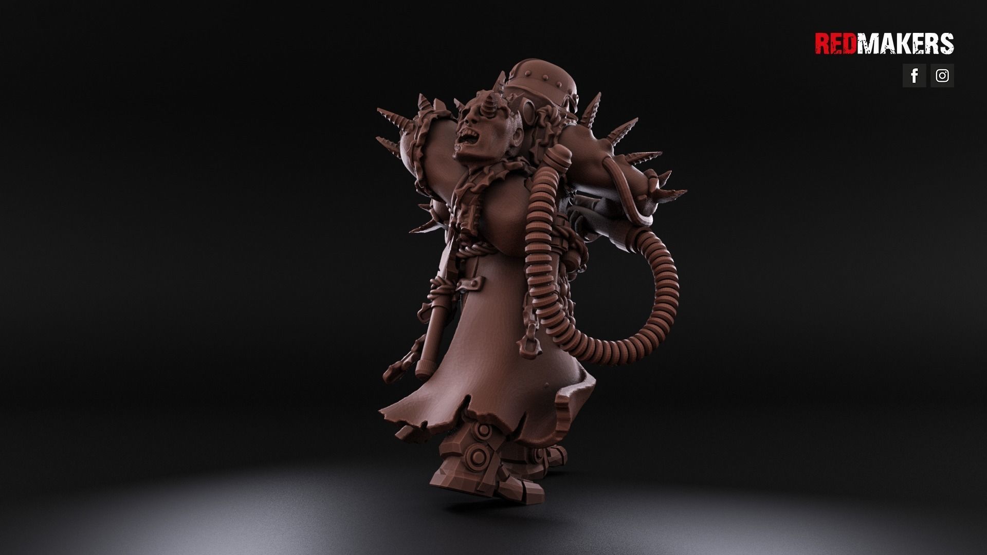 Renegade Death Division - Command Squad - Heretics 3D print model_13