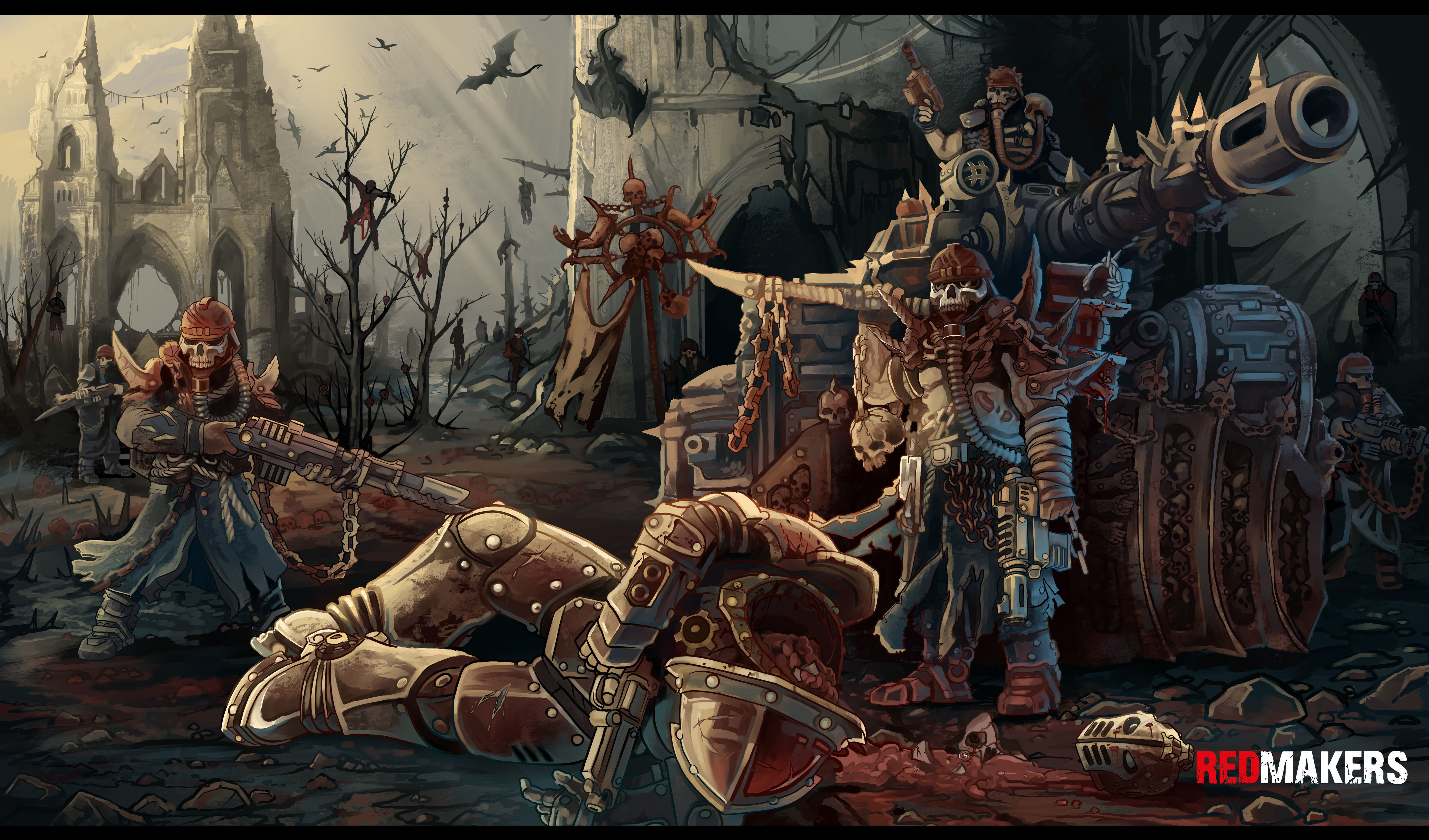 Renegade Death Division - Command Squad - Heretics 3D print model_33