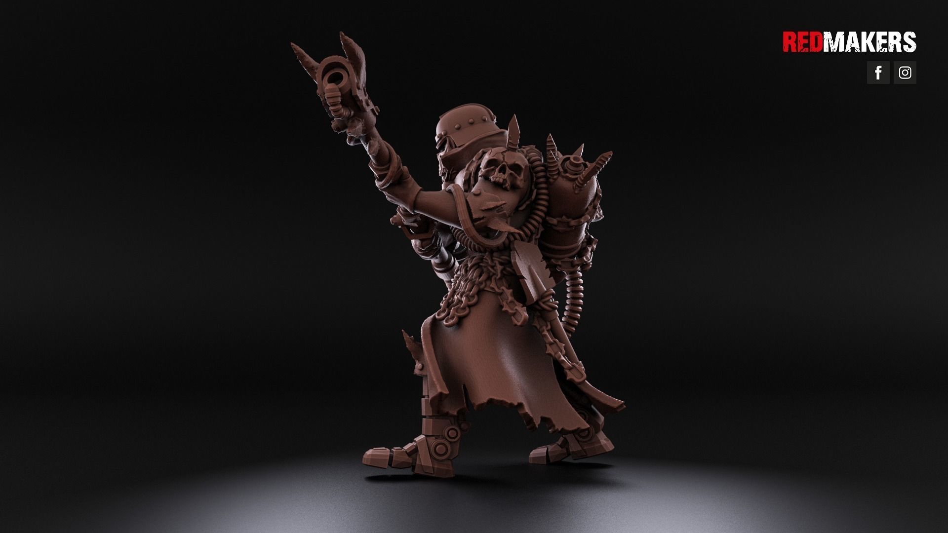 Renegade Death Division - Command Squad - Heretics 3D print model_14