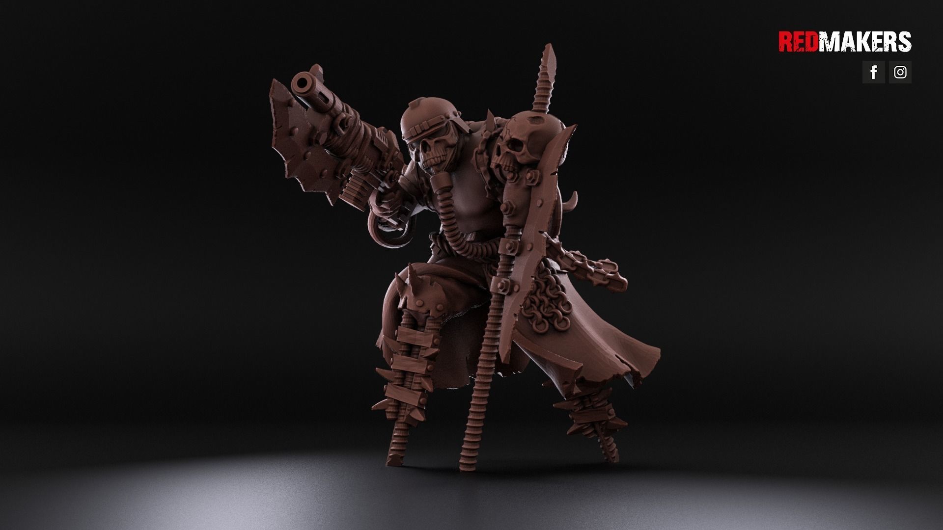 Renegade Death Division - Command Squad - Heretics 3D print model_15