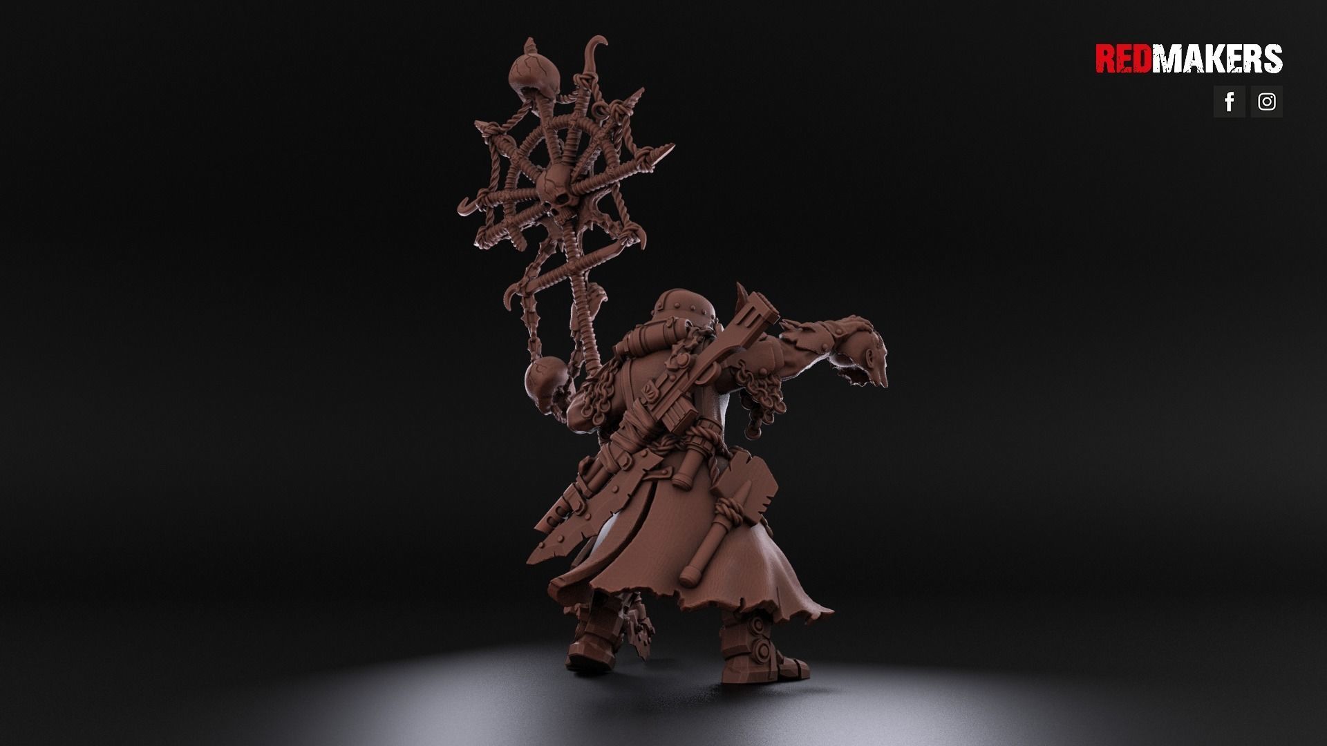 Renegade Death Division - Command Squad - Heretics 3D print model_6