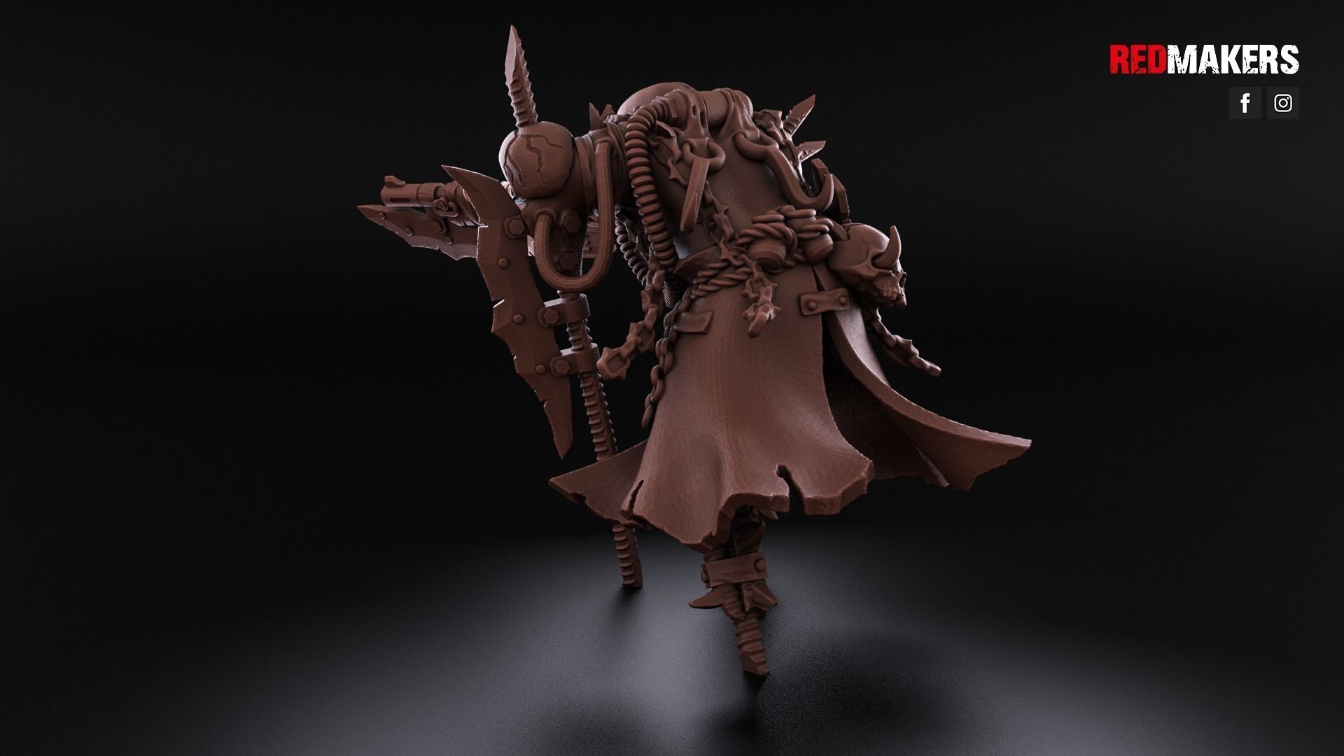 Renegade Death Division - Command Squad - Heretics 3D print model_17