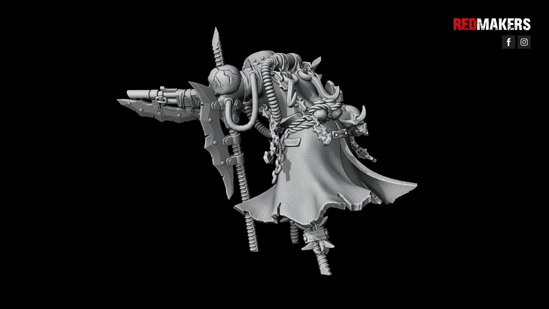 Renegade Death Division - Command Squad - Heretics 3D print model_29