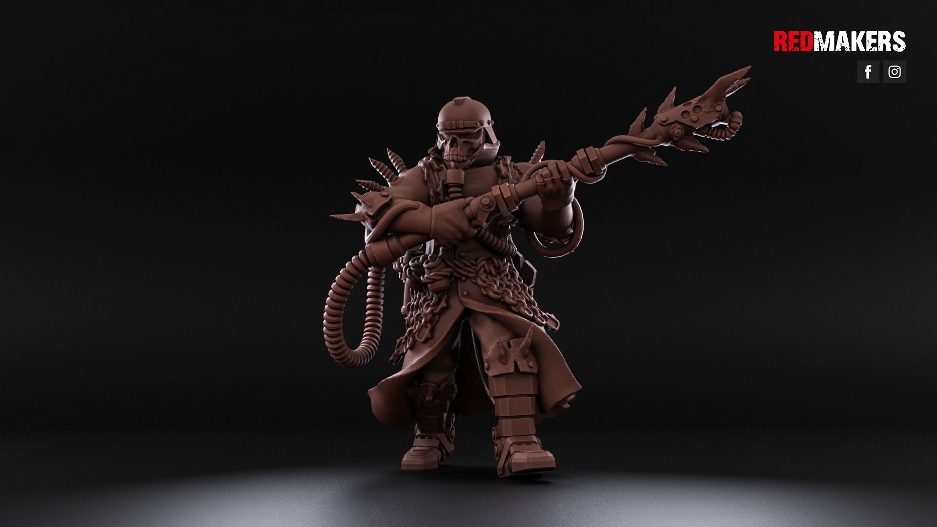 Renegade Death Division - Command Squad - Heretics 3D print model_12