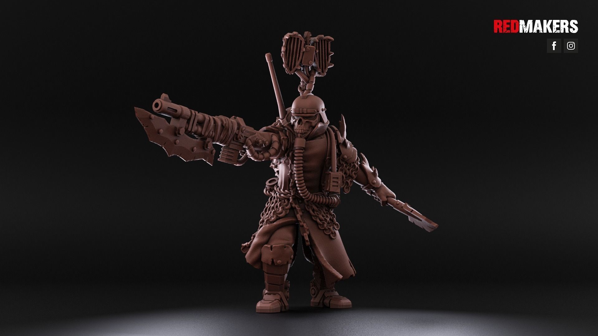 Renegade Death Division - Command Squad - Heretics 3D print model_8