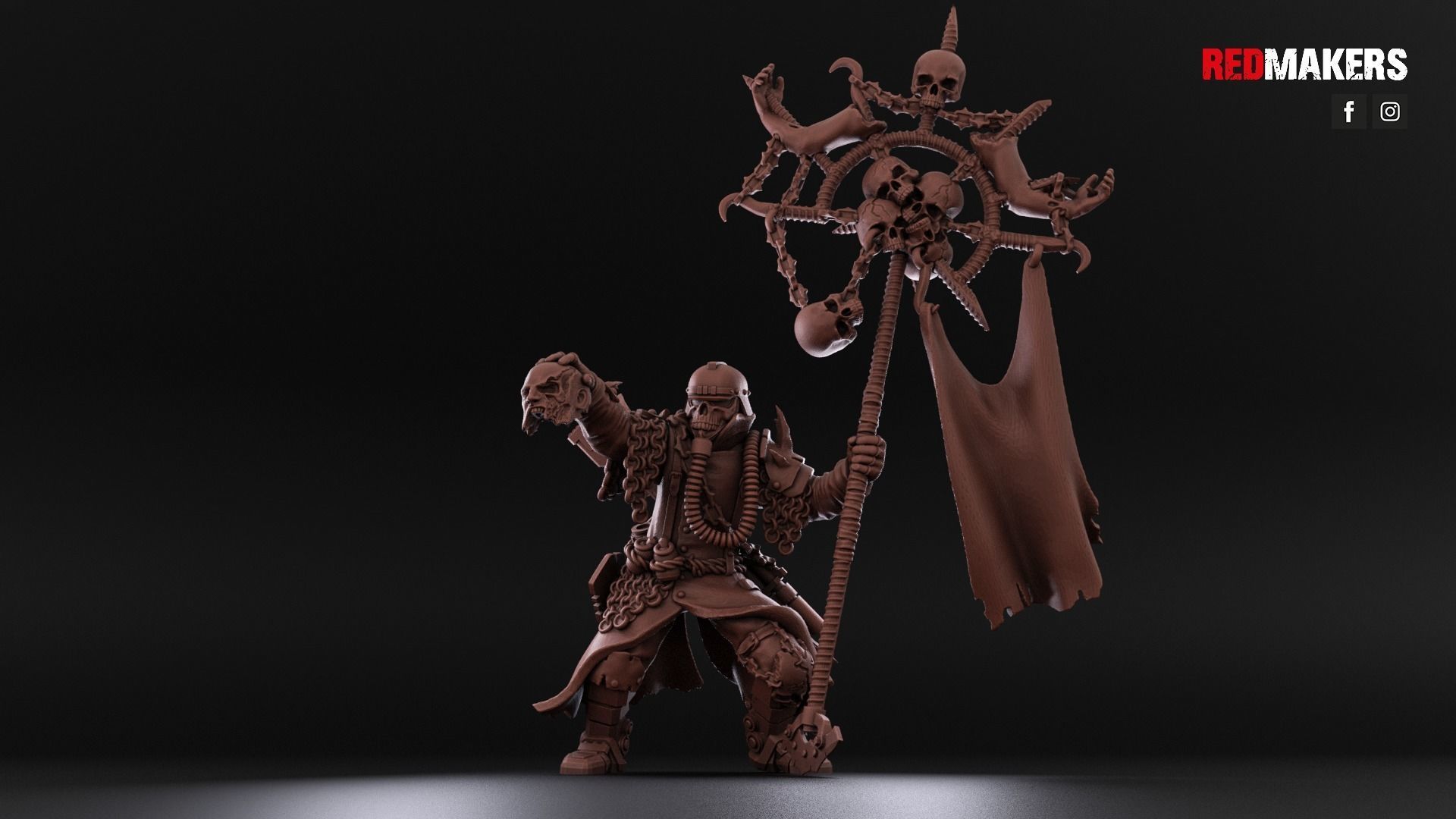 Renegade Death Division - Command Squad - Heretics 3D print model_4