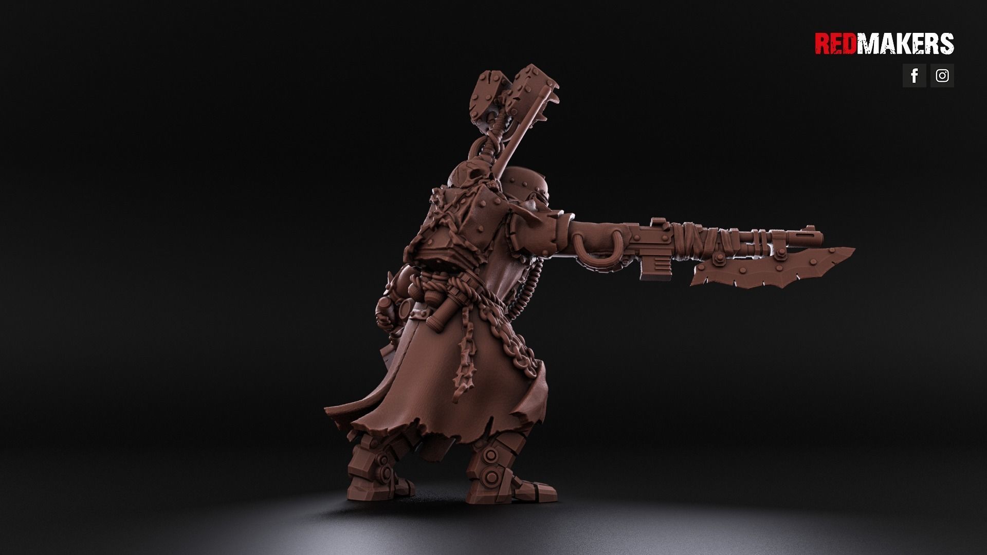 Renegade Death Division - Command Squad - Heretics 3D print model_9