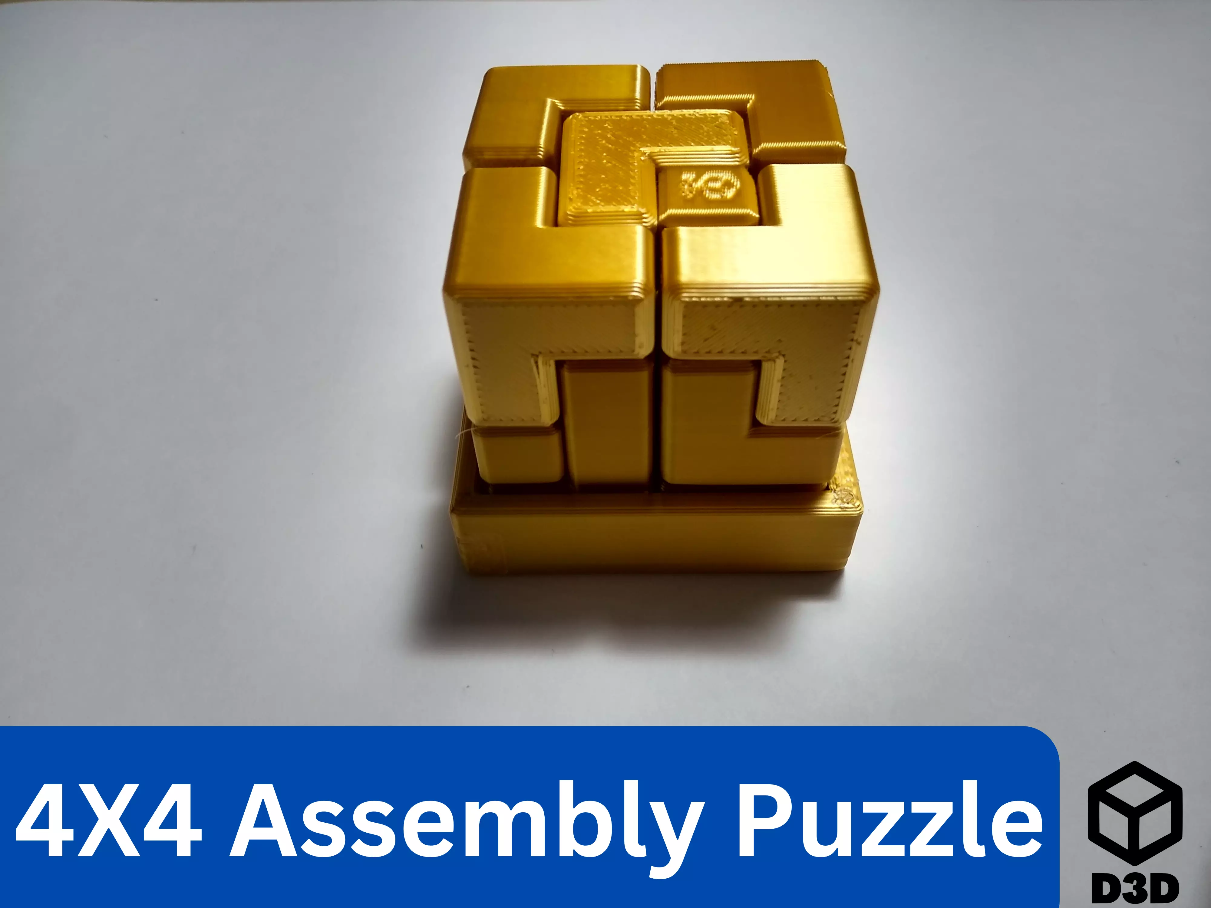 4X4 Assembly Puzzle Free 3D print model