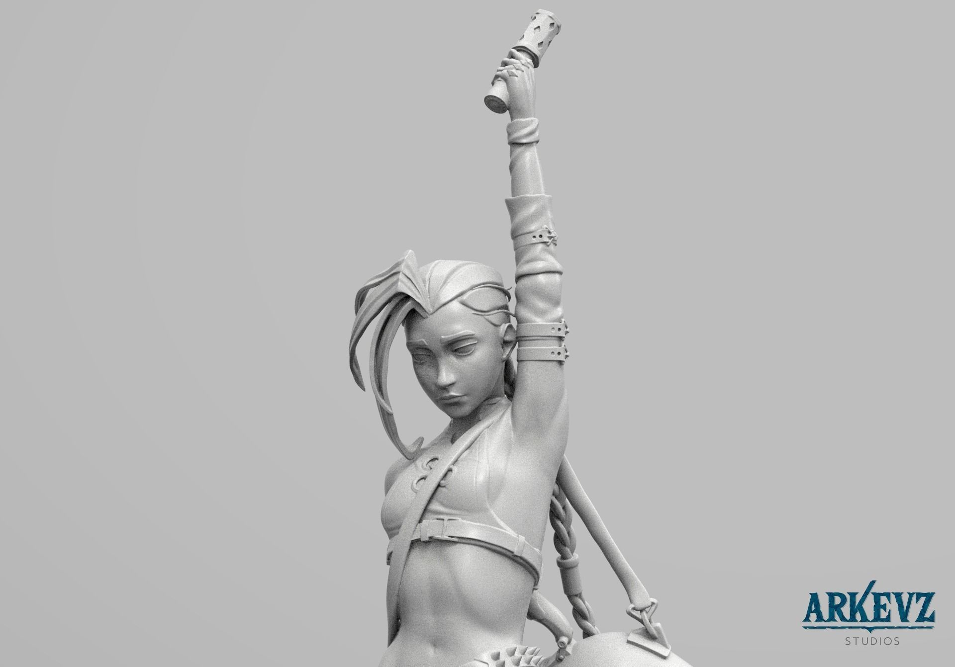 Jinx - Arcane 3D print model_1
