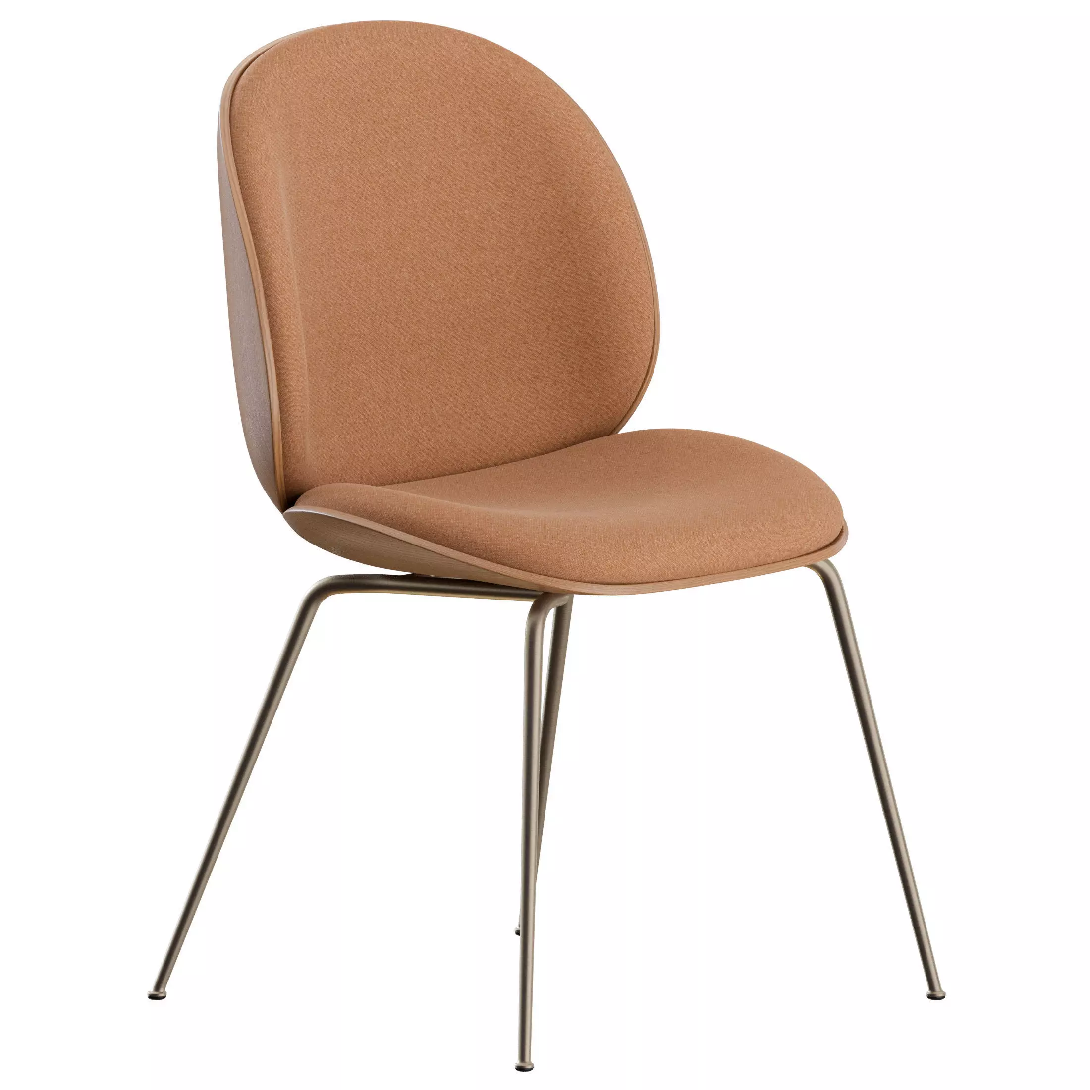 Beetle Veneer Dining Chair by Gubi 3D model