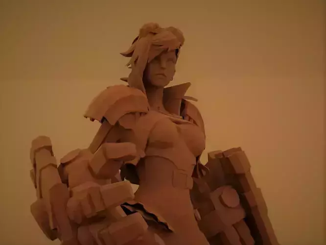 VI WITH STAND AND LOL LOGO Free 3D print model