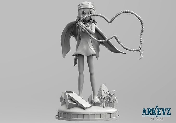 ANNA ASAKURA - SHAMAN KING 3D print model