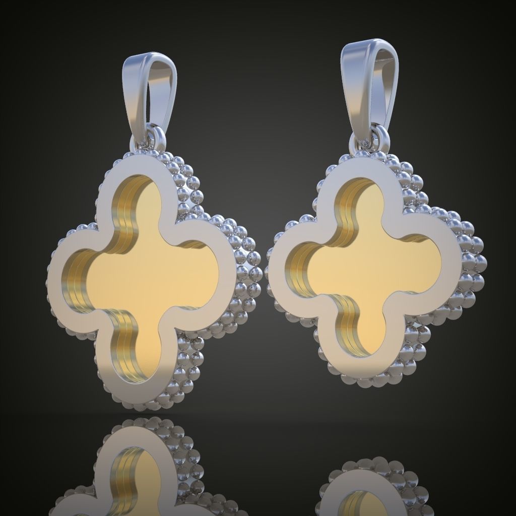 Pendant 3D model 0110 printable model 3D print model_10