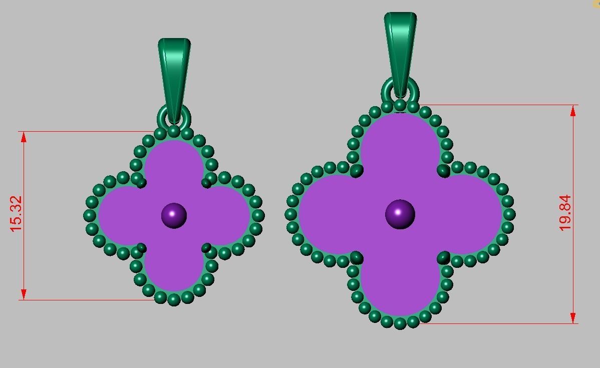 Pendant 3D model 0110 printable model 3D print model_14