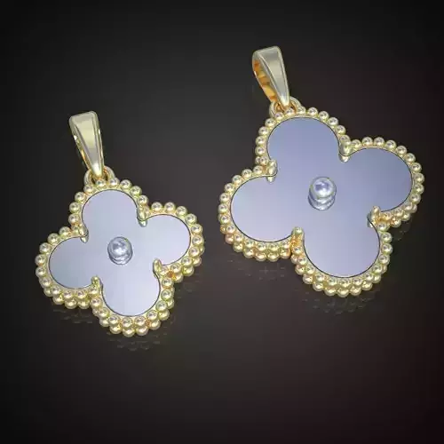Pendant 3D model 0110 printable model 3D print model