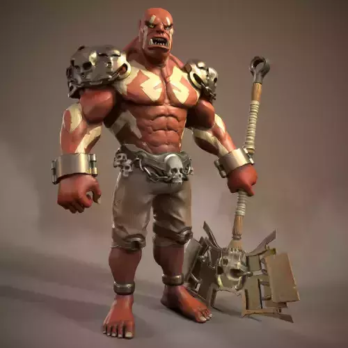 Stylized character Orc
