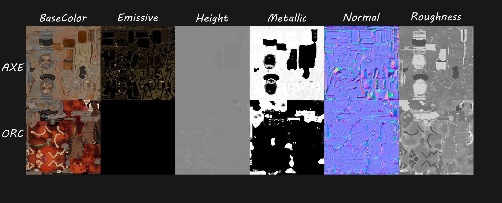 Stylized character Orc Low-poly 3D model_2