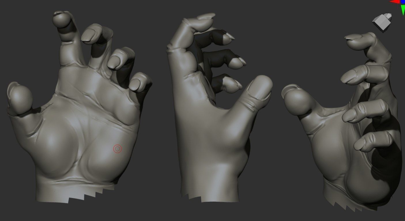 Stylized character Orc Low-poly 3D model_4