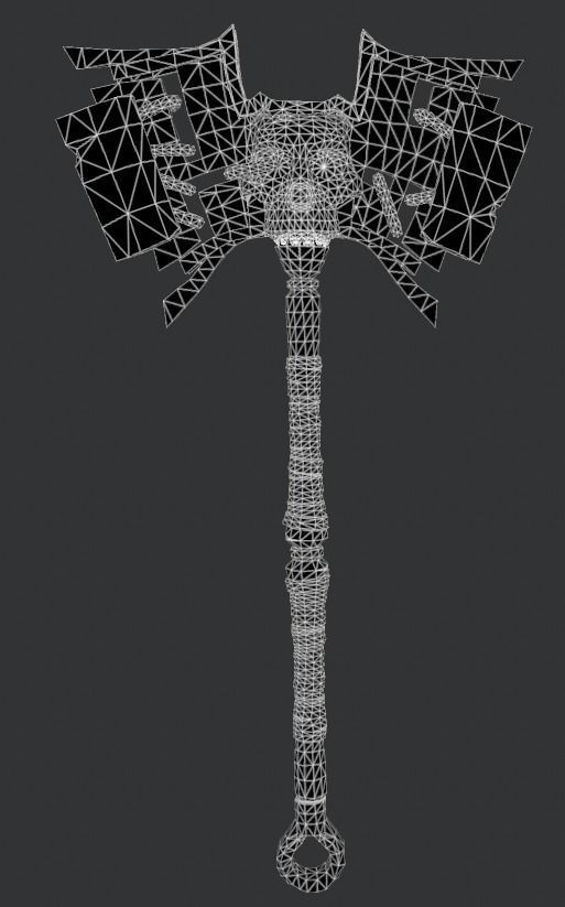 Stylized character Orc Low-poly 3D model_9