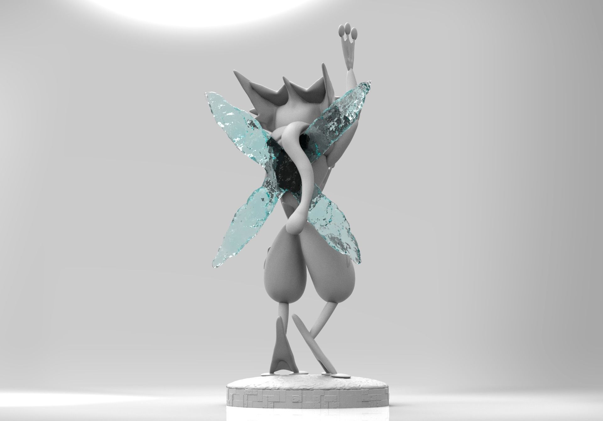 GRENINJA POKEMON 3D print model_2