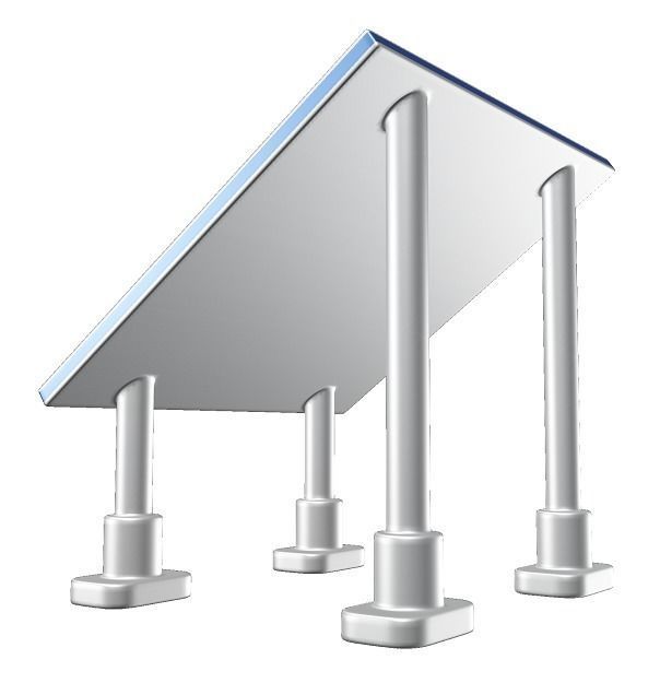 Rooftop Solar Panel 3D model_3