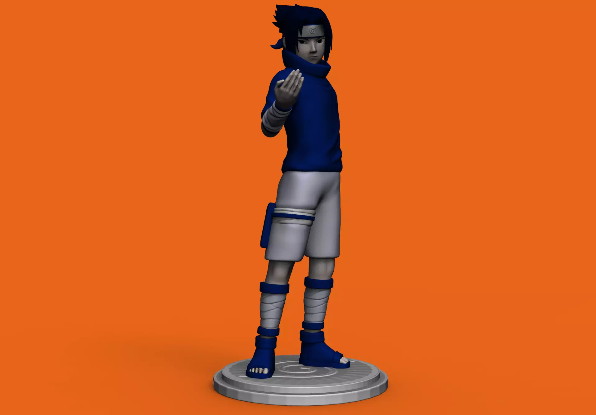 SASUKE UCHIHA 3D print model_0