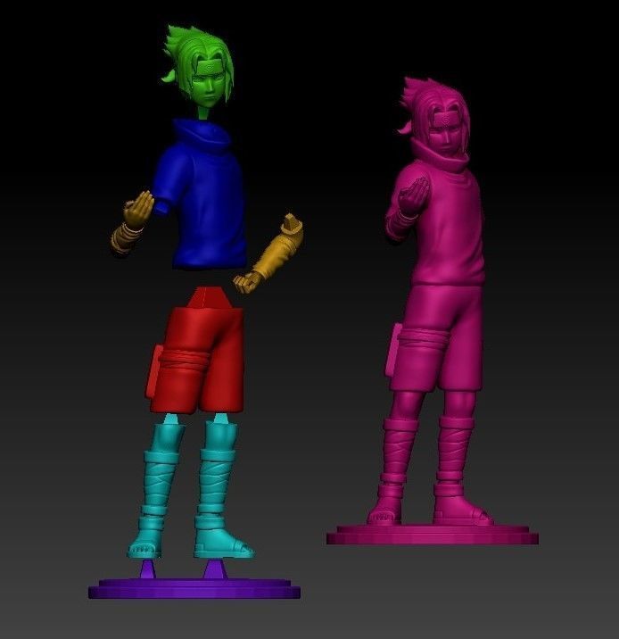 SASUKE UCHIHA 3D print model_1