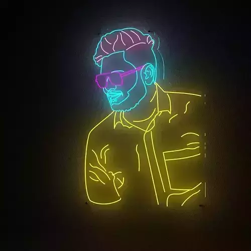 MAN NEON LIGHT 
