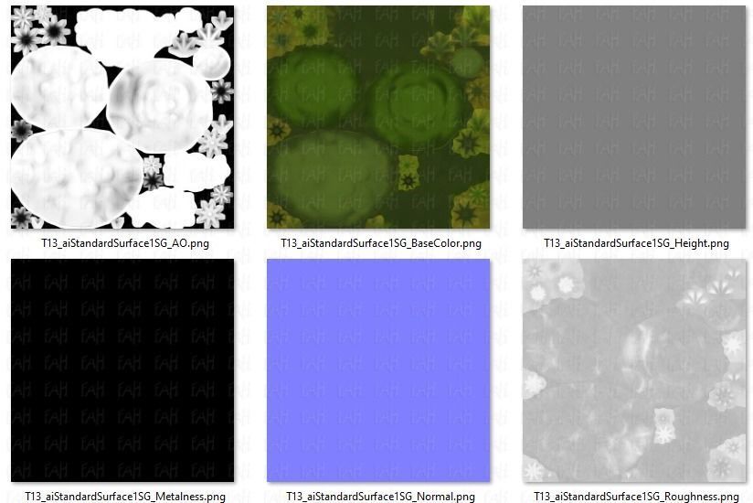 Trees Cartoon V13 Low-poly 3D model_46