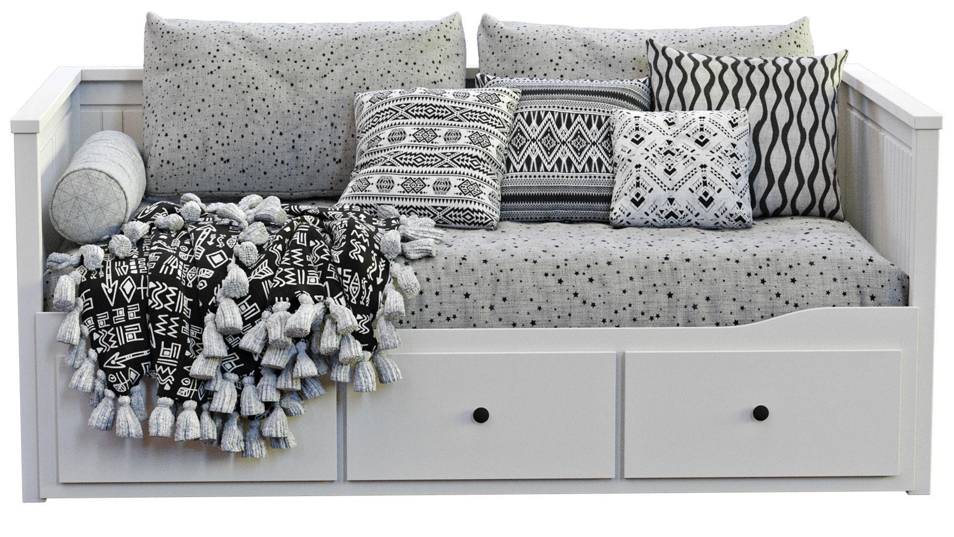  Ikea Hemnes Daybed 3D model_1