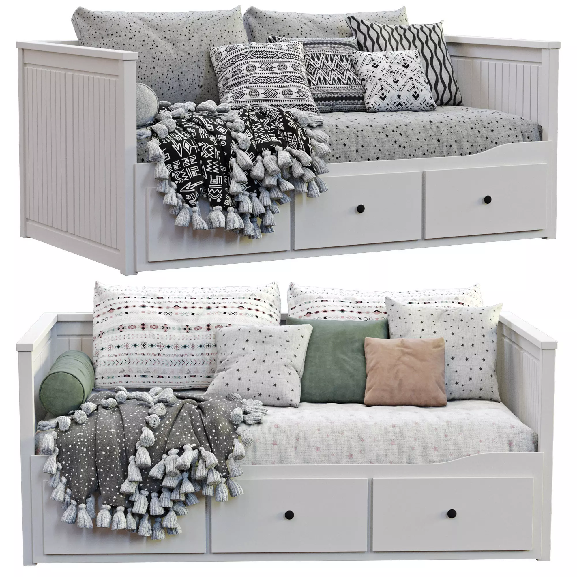 Ikea Hemnes Daybed 3D model_0