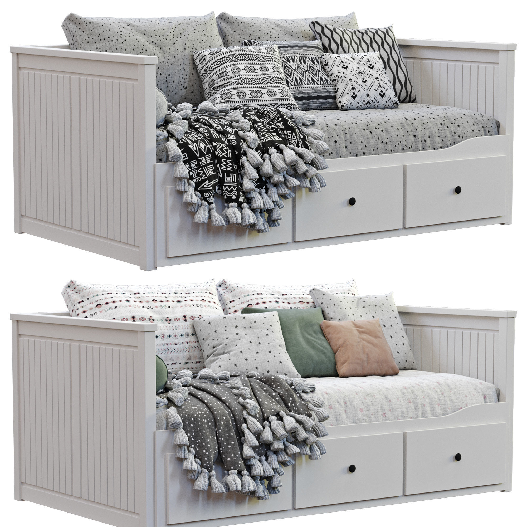  Ikea Hemnes Daybed 3D model_5