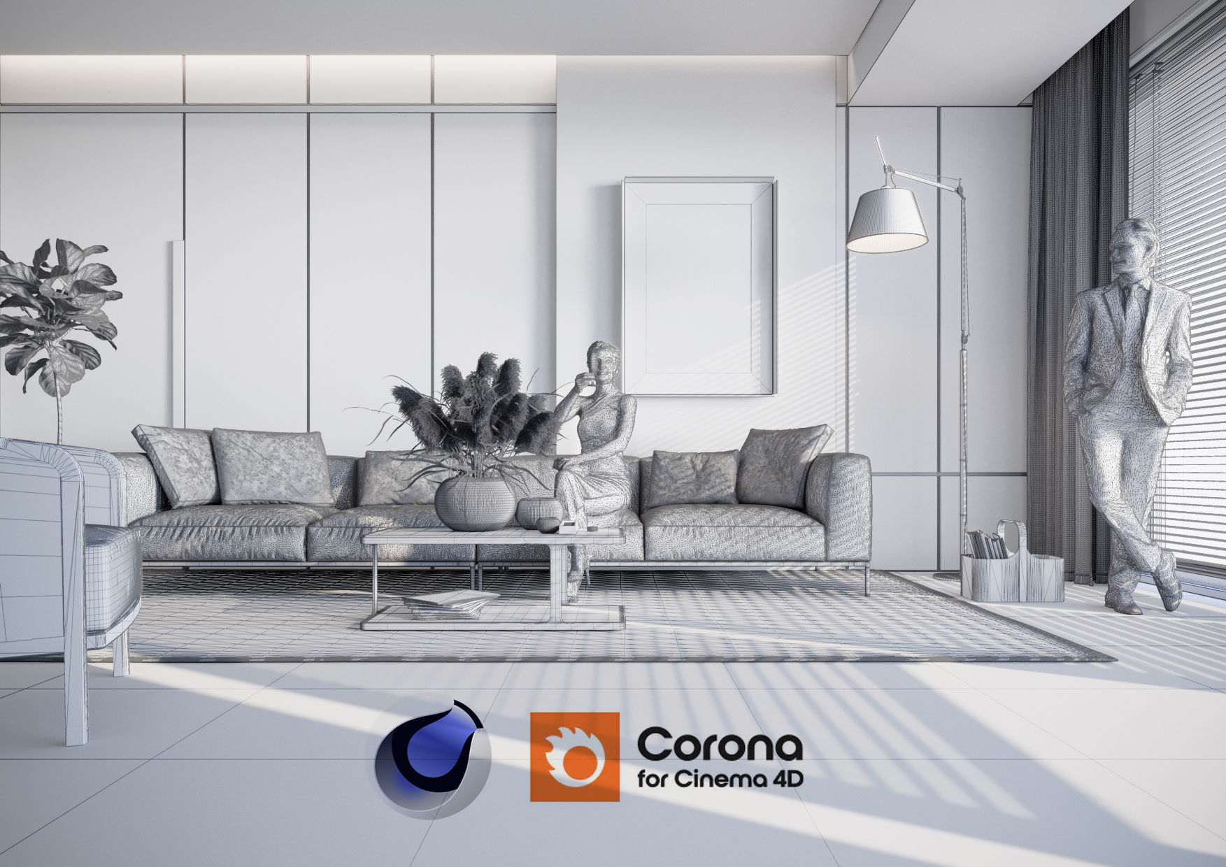 Sunset Modern Living 2022 3D model_2